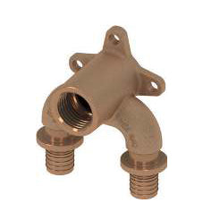 Teceflex Termin curvo Dopp C flangia 20x1 2 x20 Br