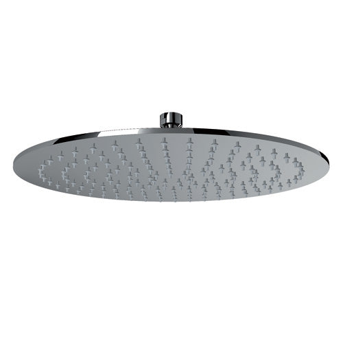 DIAMETRO35 INOX SOFFIONE ORIENTABILE PER DOCCIA IN ACCIAIO INOX - ULTRASLIM - 300MM - ANTICALCARE - GETTO FISSO