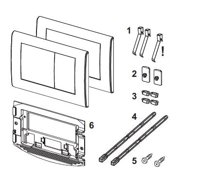 Tecericambi Placche Coppia Molle Azionamento Tasti