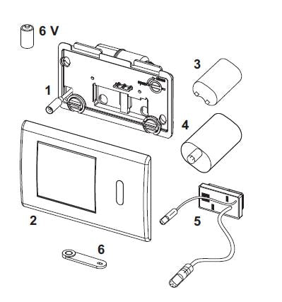 Tecericambi Placche Batteria 6v 2cr5