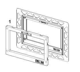 Tecericambi Placche Guscio Protez cornice Telaio Wc