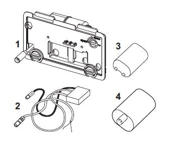 Tecericambi Placche Comando Elettr 6v cavo Cablato