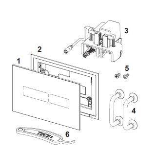Tecericambi Lux Mini Telaio Di Supporto X Placca