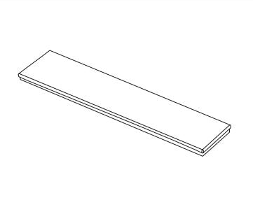 MENSOLA IN LIVINGTEC BIANCO