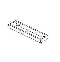 PORTA ASCIUGAMANI RETTANGOLARE BRONZO SPAZZOLATO