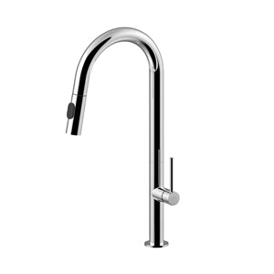 MISCELATORE LAVELLO LATERALE CANNA OMBRELLO CON DOC. ESTRAIBILE 2 GETTI ZDOC113CR CHEF CROMO