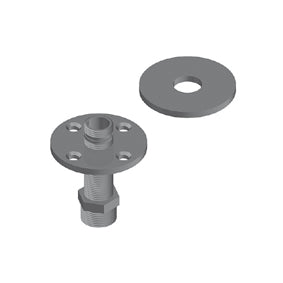 Canali Basetta Con Raccordo Per Pavimento E Soffitto Acciaio Inox Spazzolato