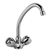 GRUPPO MONOFORO CM. 25 ATTACCO CATEN. DANUBIO CROMO