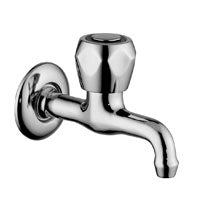 RUBINETTO PROLUNGATISSIMO 1/2' CON ROSONE DANUBIO CROMO