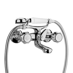 GRUPPO VASCA FOR. DOPPIA DANUBIO CROMO