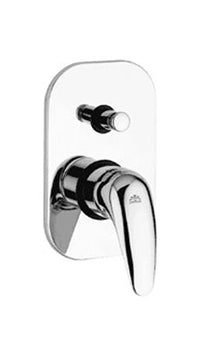 MISCELATORE INCASSO CON DEVIATORE DUEMILA CROMO