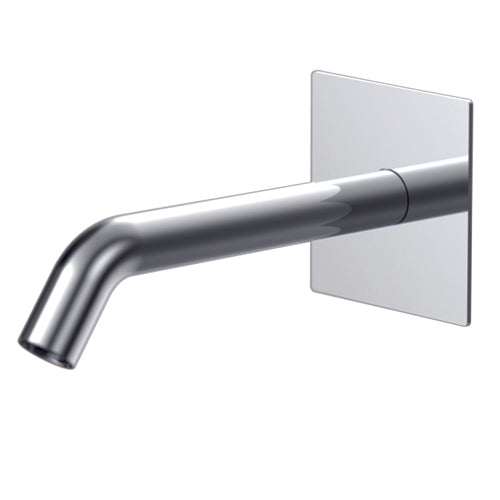 DIAMETRO35 INOX BOCCA DI EROGAZIONE DA MURO PER VASCA - L=204MM