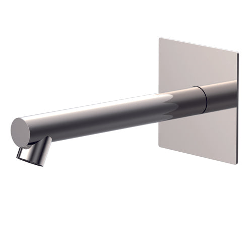 DIAMETRO35 INOX BOCCA DI EROGAZIONE DA MURO PER VASCA - L=200MM