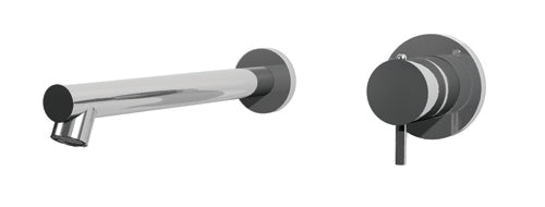 DIAMETRO35 PARTI ESTERNE PER MISCELATORE MONOCOMANDO AD INCASSO BRUSHED BLACK CHROME - PER DIAMETRO35- 0441SPSX