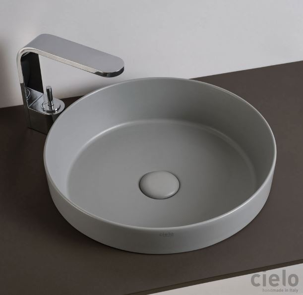 ENJOY LAVABO SEMINCASSO TONDO TALCO