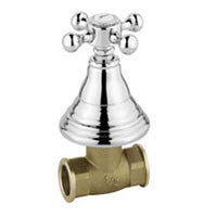 RUBINETTO INCASSO 1/2' BELINDA CROMO + GOLD FINISH