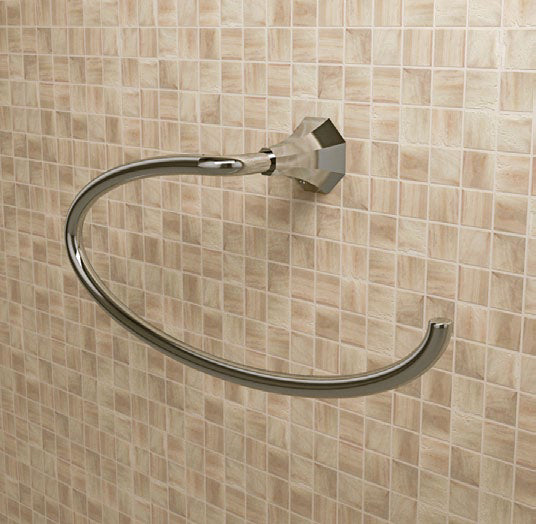 Evergreen Portasciugamani Ad Anello Cromo