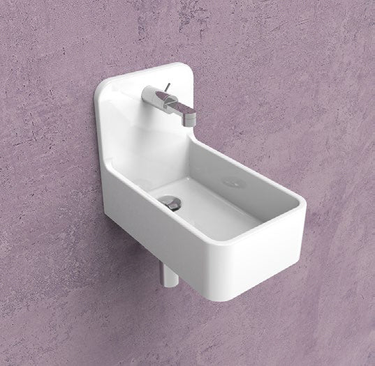 Lavabo Miniwash 25x42 Sospeso Bianco