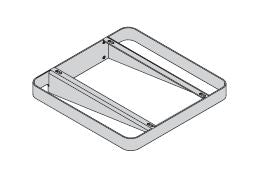Staffa Per Miniwash 40 Sospeso Cromo