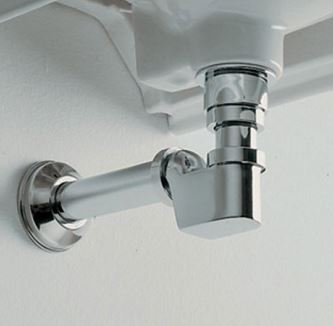 Sifone Ribassato Bidet Nero Opaco