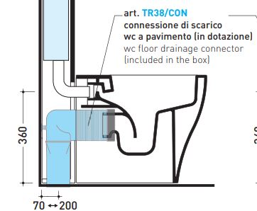Curva Scarico 90 Cassetta Niagara
