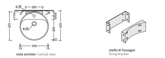 Staffa Fissaggio Per Twinset 42 Sospeso