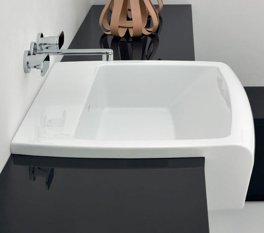 Lavabo Una 90 Semincasso Bianco