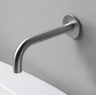 X1 Bocca Erogazione A Parete Acciaio