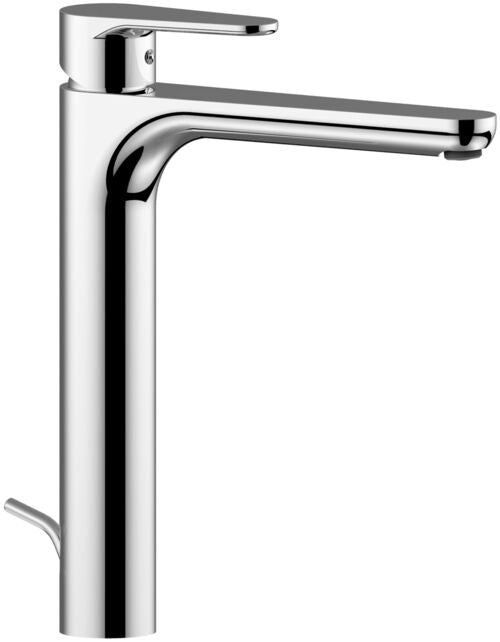 MISCELATORE LAVABO T/C CON SCARICO CLIC-CLAK 1"1/4 PROLUNGATO GREEN CROMO