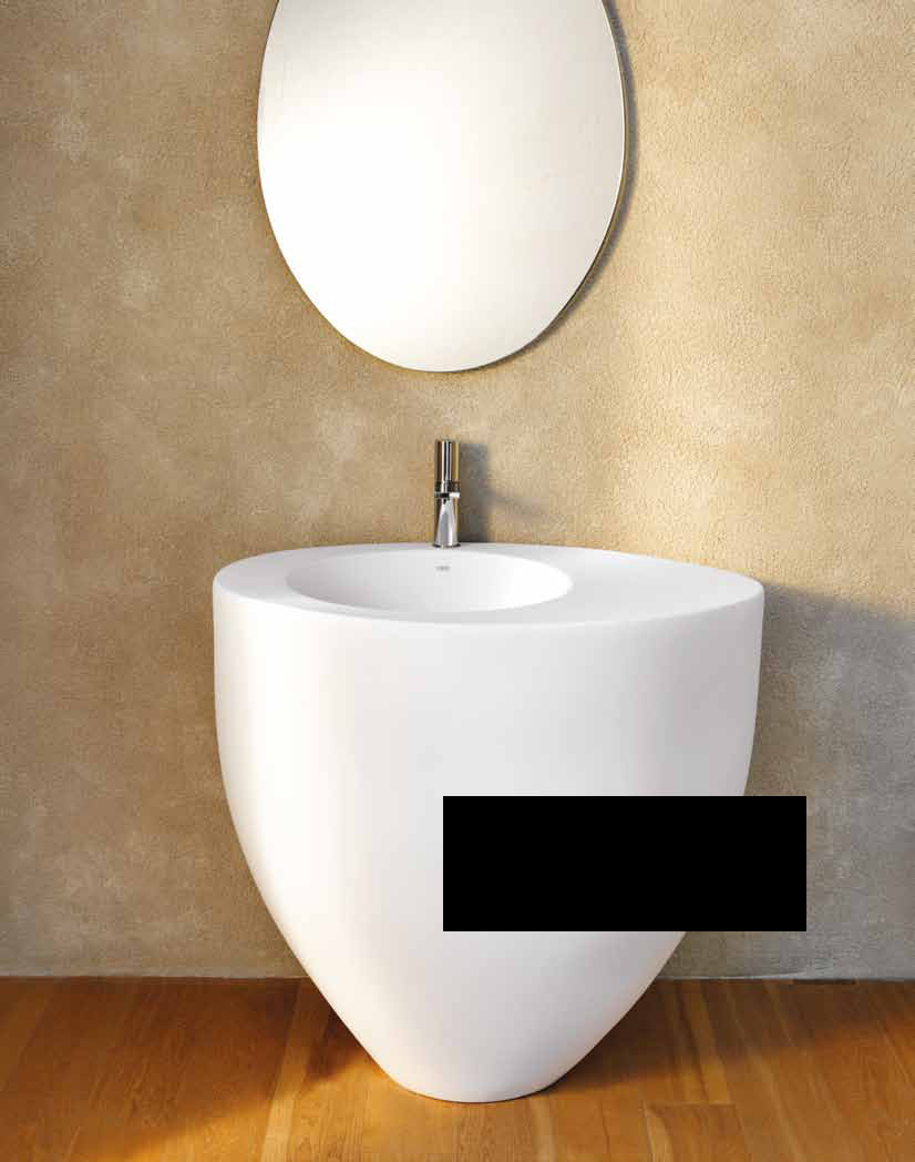 LE GIARE LAVABO FREESTANDING A PARETE NERO