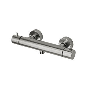 MISCELATORE TERMOSTATICO DOCCIA ESTERNO ATTACCO 1/2 ECO STOP CON DUPLEX LIGHT TERMOSTATICO CROMO