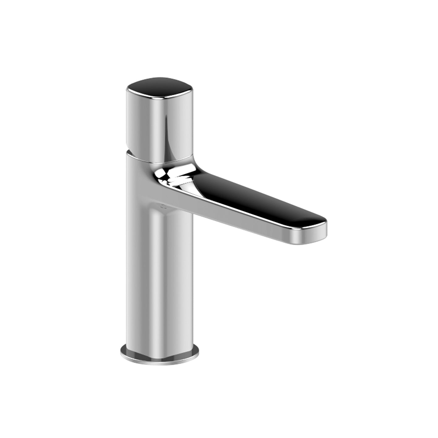 LAMÉ MISCELATORE LAVABO MONOFORO NERO OPACO