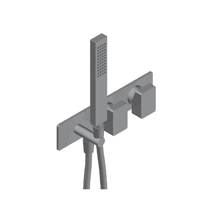 Online Doppio Miscelatore Doccia Incasso Include Easyfix Flessibile Inox Acciaio Inox Spazzolato