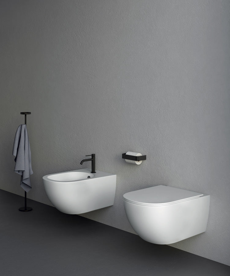 Bidet Sospeso Pin Bianco Lucido