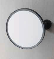 ARCADIA SPECCHIO PLUTO CON LUCE LED E INTERRUTTORE CEMENTO