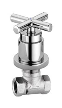 RUBINETTO INCASSO 1/2' QUATTRO CROMO