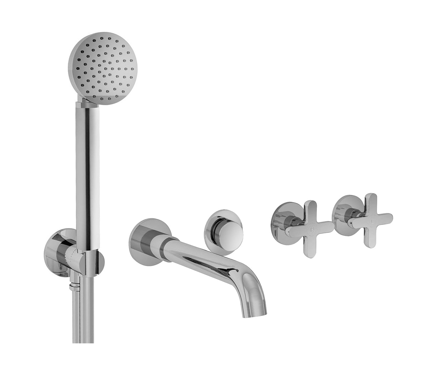 ICONA CLASSIC GRUPPO VASCA INCASSO NICKEL PVD