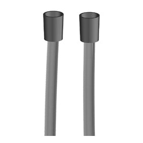 Flessibile 80 Cm In Pvc Grigio Nero Opaco