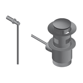 Scarico In Ottone Lucido Nickel Spazzolato