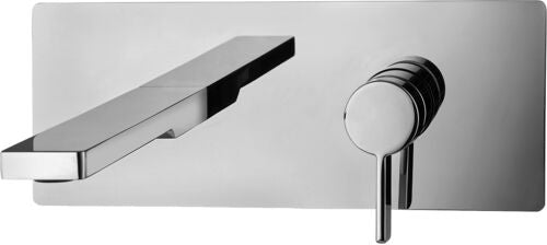 MISCELATORE INCASSO 2 FORI CON 2 PIASTRE 70X70 BOCCA MM.240 ROCK