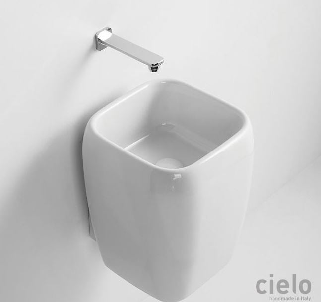 SHUI LAVABO MEZZA COLONNA DA APPOGGIO BIANCO