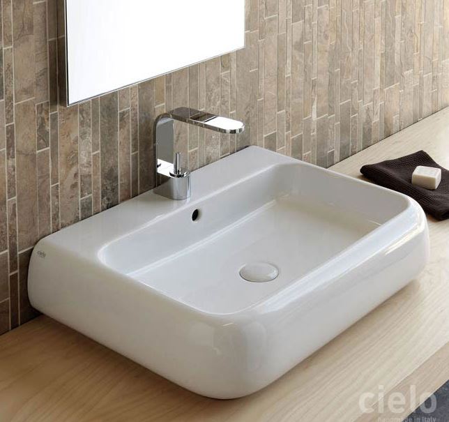 SHUI LAVABO 80 SOSPESO O DA APPOGGIO BIANCO