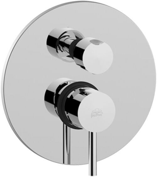 MISCELATORE INCASSO CON DEVIATORE CON 3 USCITE STICK STEEL LOOKING