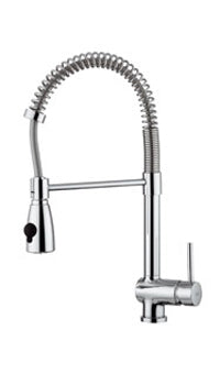 MISCELATORE CUCINA PROFESSIONAL 2 GETTI LUX CON VALVOLA STICK STEEL LOOKING