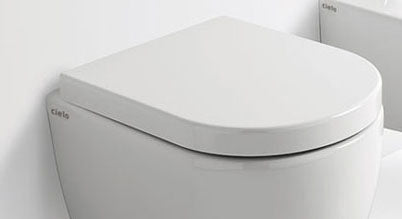 SMILE COPRIVASO IN TERMOINDURENTE FRIZIONATO BIANCO LUCIDO