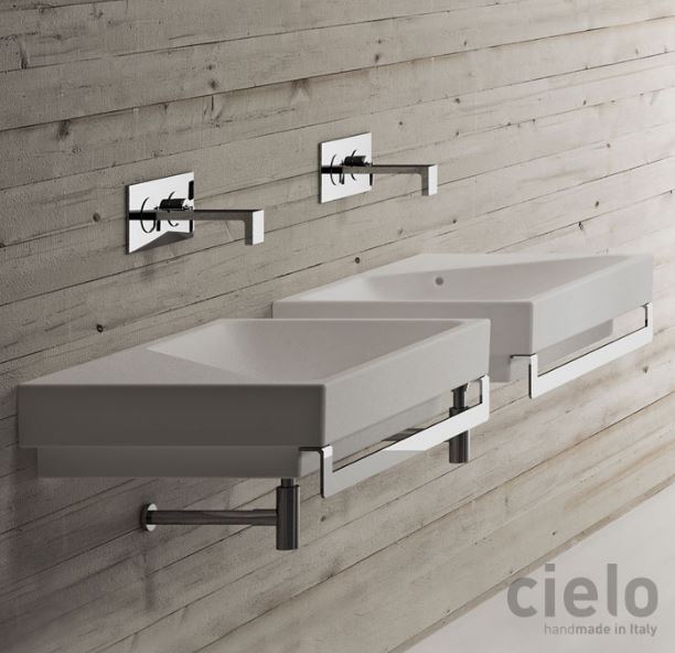 SMILE LAVABO BLINK DESTRO MONOFORO BIANCO LUCIDO