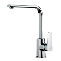 MISCELATORE LAVELLO CANNA TUBO PIATTA SLY CROMO