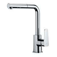 MISCELATORE LAVELLO LATERALE DOCCETTA ESTRAIBILE MONOGETTO SLY CROMO