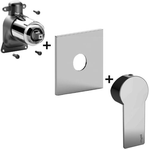 MISCELATORE INCASSO PBOX 010 PIASTRA ABS TANGO CROMO