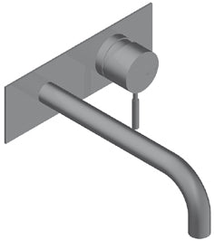 Viva Miscelatore Incasso Senza Scarico Canna 20 Cm Include Easyfix Acciaio Inox Spazzolato